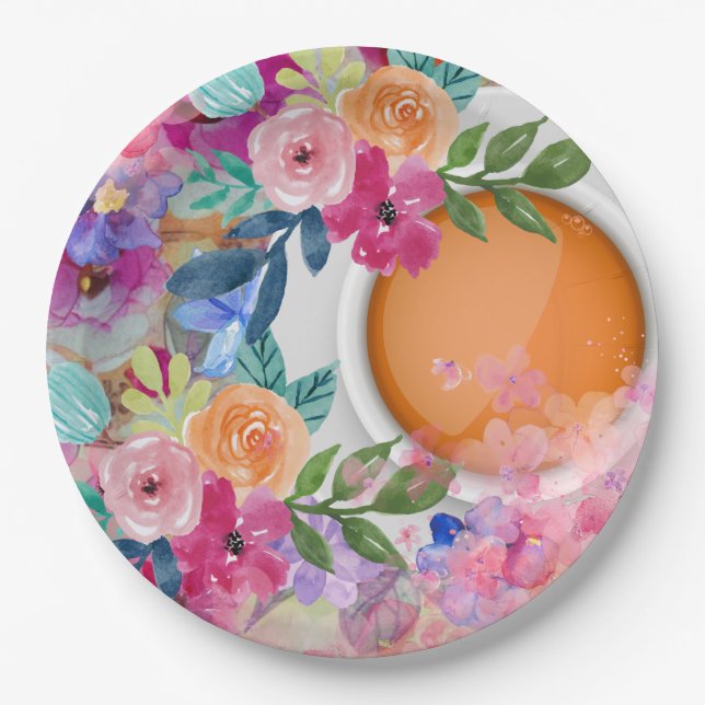 Tea Time Paper Plates (Front)