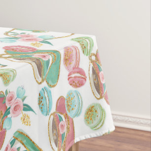 Tea Time Pattern Tablecloth