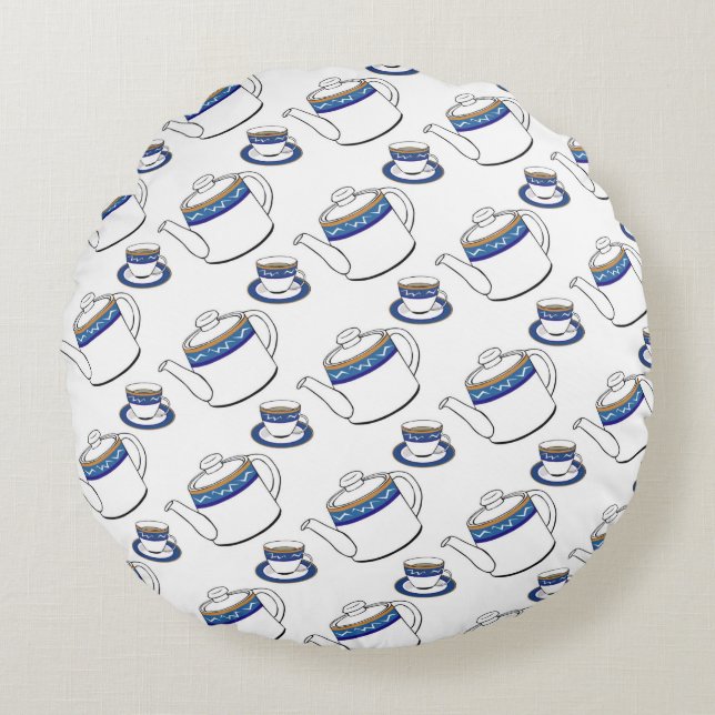 tea time pillow (Front)