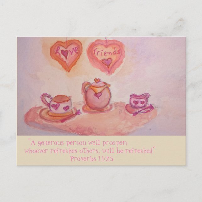 tea-time postcard (Front)