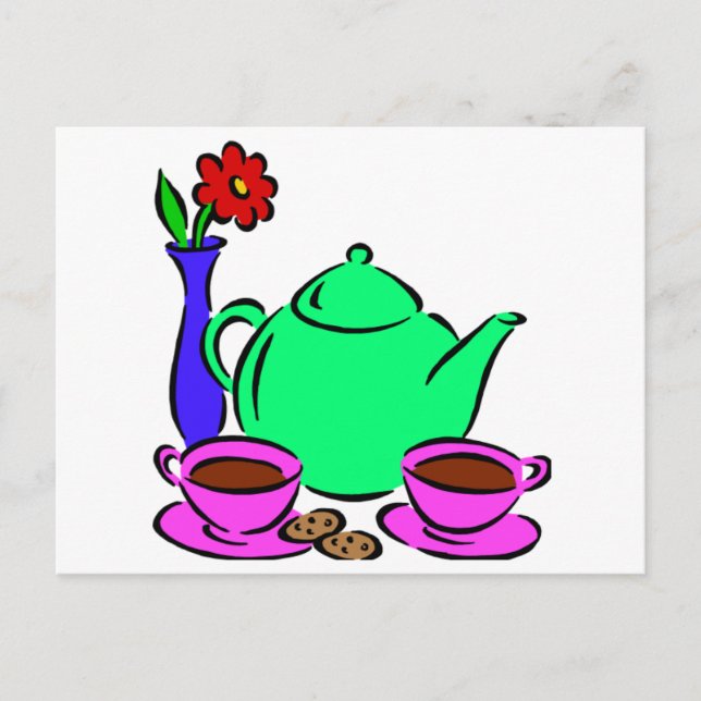 Tea Time Postcard (Front)