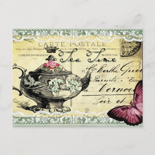 Tea Time Postcard