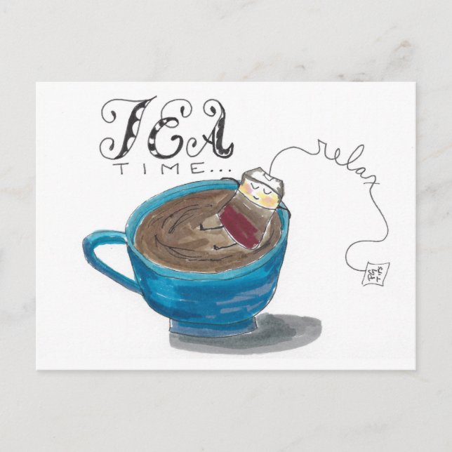 Tea Time Postcard (Front)