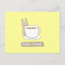 Tea time postcard