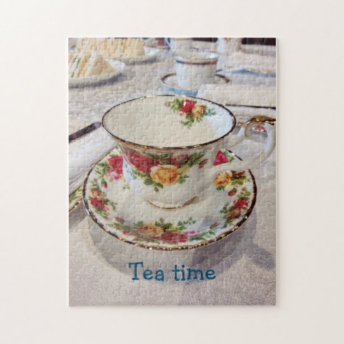 Tea Time Puzzle 11 x 14 252 pieces Jigsaw Puzzle