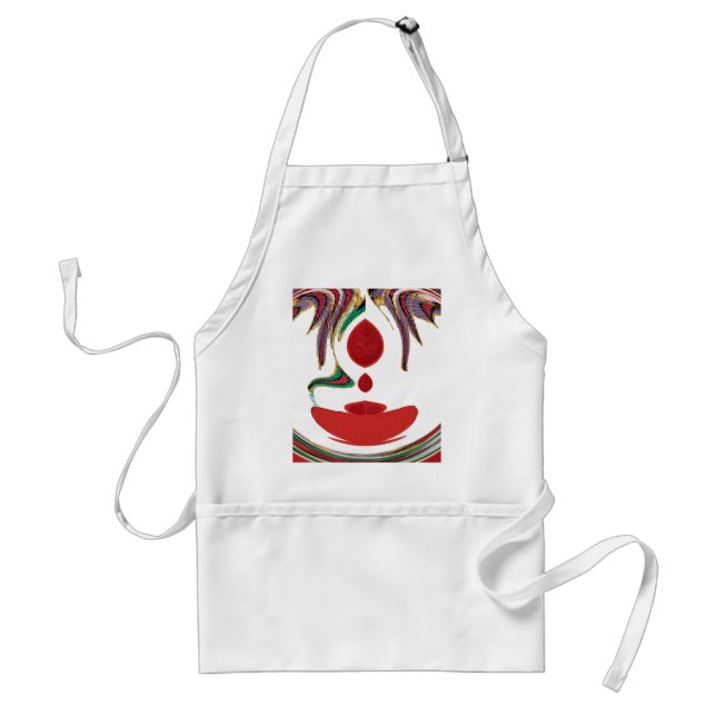 Tea Time Red Tea.png Adult Apron (Front)