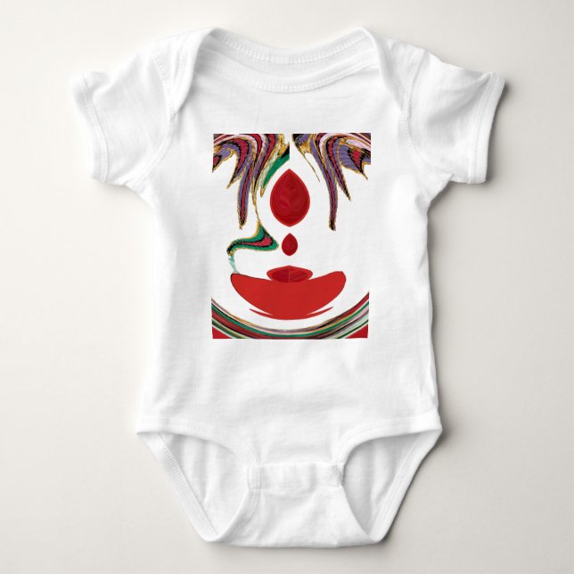 Tea Time Red Tea.png Baby Bodysuit (Front)
