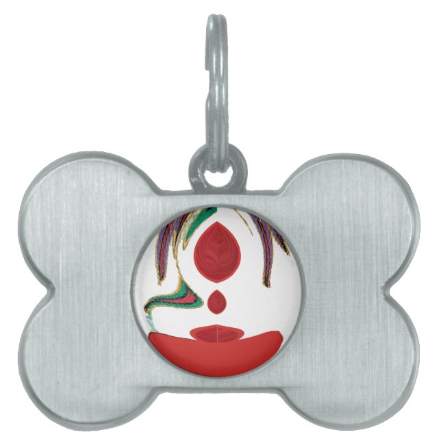 Tea Time Red Tea.png Pet Name Tag (Front)