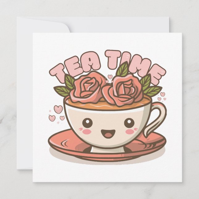 Tea Time Rose Tea Kawaii (Front)