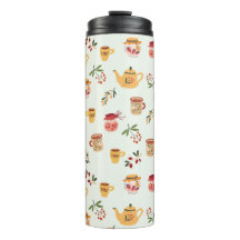 Tea Time Seamless Pattern