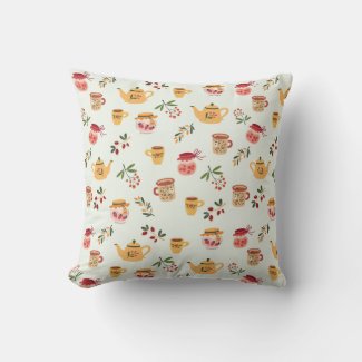 Tea Time Seamless Pattern