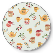 Tea Time Seamless Pattern