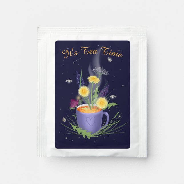Tea Time Summer Flowers Bag Drink Mix (Front)