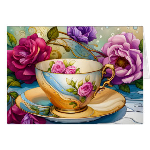 Tea Time - Tea Cup Art Cards