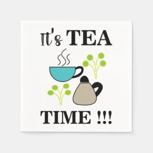 Tea Time Tea Cup Party Napkins