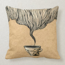 Tea Time Throw Pillow Tea Time Throw Pillow