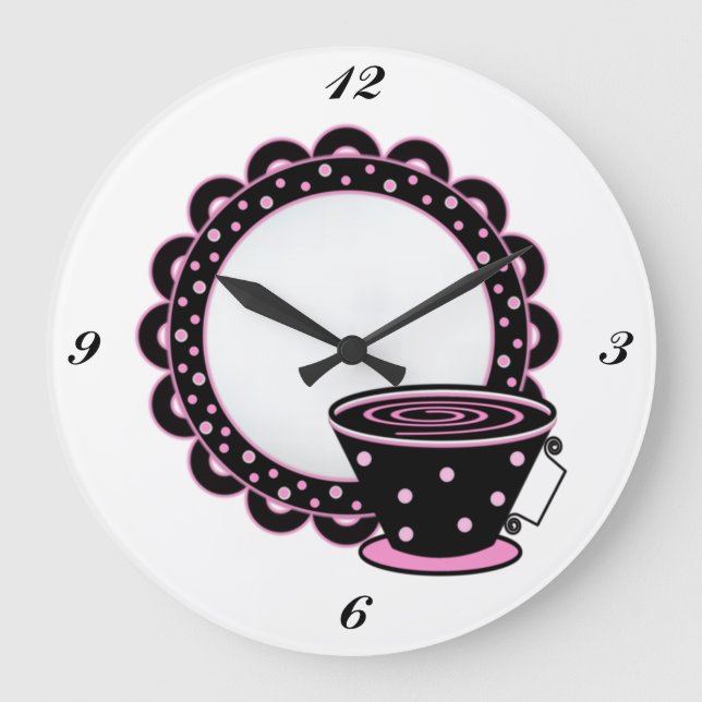 Tea Time Wall Clock (Front)