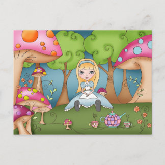 Tea Time with Alice - Postcards