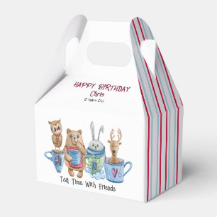 Tea Time with Friends Gable Paper Favor Box
