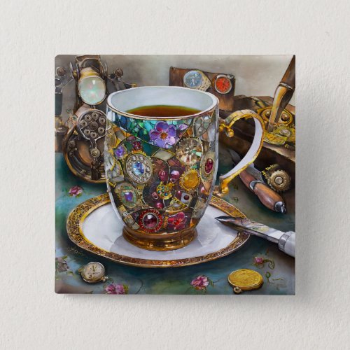 Tea Time With The Time Traveler Button