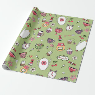 Tea Time Wrapping Paper