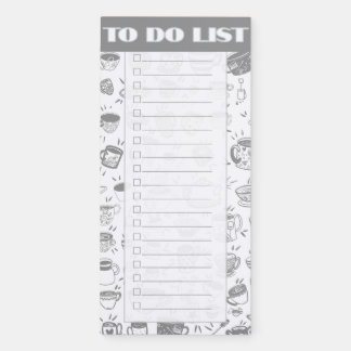 Tea To do list Magnetic Notepad