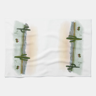 Tea Towel |Desert Sunset | Watercolor