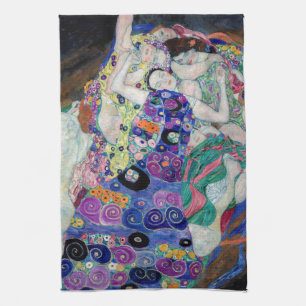TEA TOWEL : GUSTAV KLIMT :THE VIRGIN