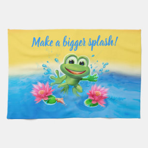 Tea Towel Leap Frog design.