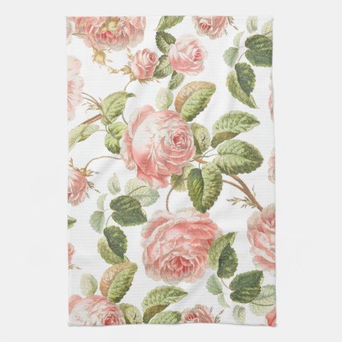 TEA TOWEL  VINTAGE ROSES