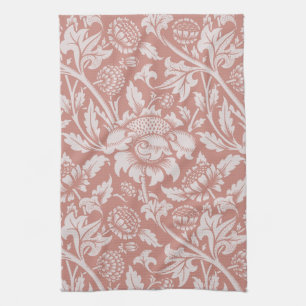 TEA TOWEL : WILLIAM MORRIS : FLORAL DESIGN