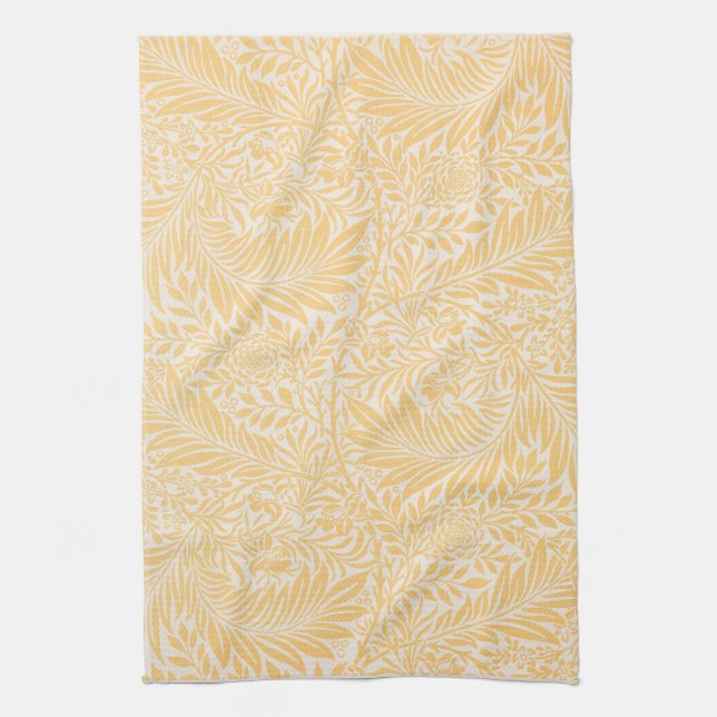 TEA TOWEL : WILLIAM MORRIS : LARKSPUR (Vertical)