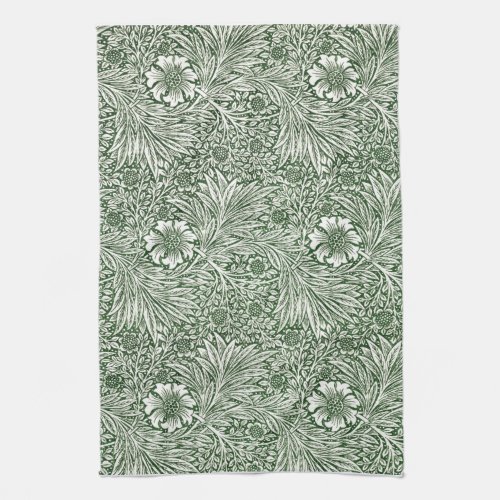 TEA TOWEL  WILLIAM MORRIS  MARIGOLDS