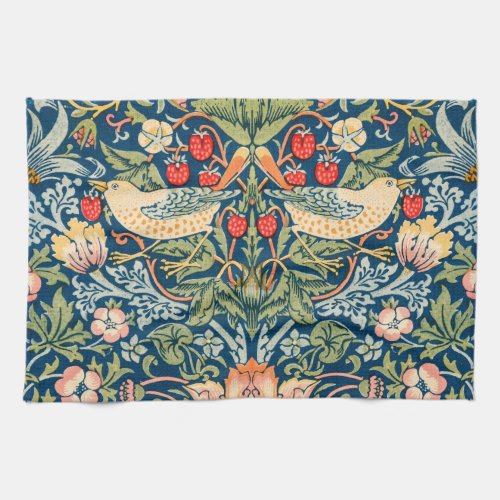 TEA TOWEL  WILLIAM MORRIS  STRAWBERRY THIEVES