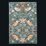 TEA TOWEL : WILLIAM MORRIS :STRAWBERRY THIEVES<br><div class="desc">TEA TOWEL : WILLIAM MORRIS : FLORAL DESIGN : STRAWBERRY THIEVES</div>