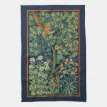 Tea Towel : William Morris : The Pheasant at Zazzle