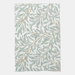 TEA TOWEL : WILLIAM MORRIS : WILLOW