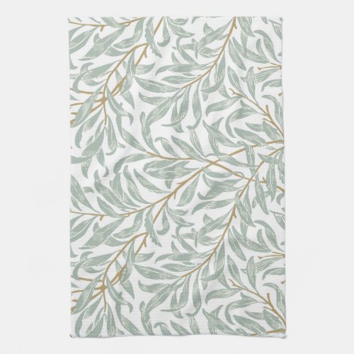 TEA TOWEL  WILLIAM MORRIS  WILLOW