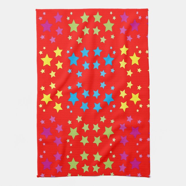 Tea-Towel With Stars Towel (Vertical)