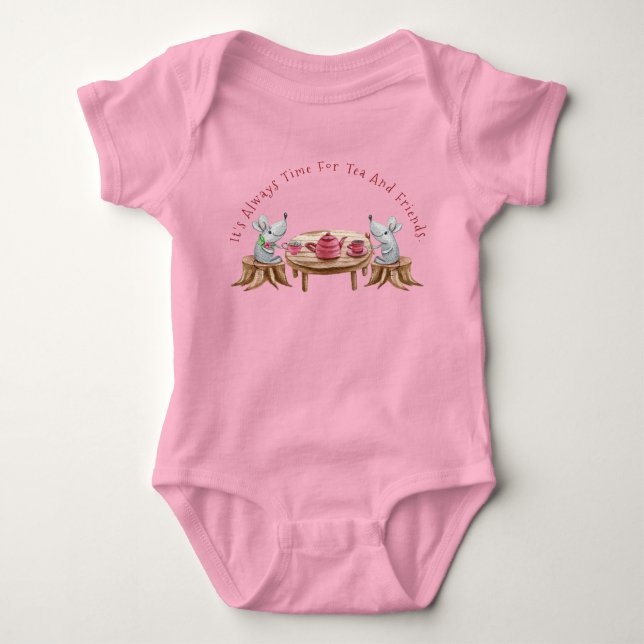Tea With A Friend T-Shirt Baby Bodysuit (Front)