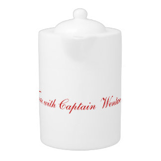 Tea with Captain Wentworth Teapot