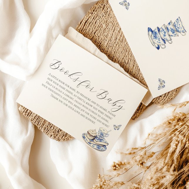 Tea with the mom to be Book Request Card (Creator Uploaded)