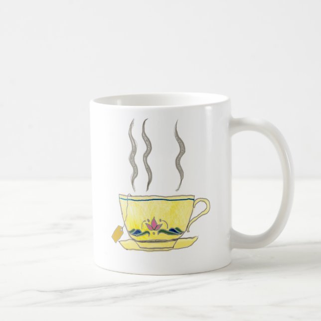 teabag in a teacup coffee mug (Right)