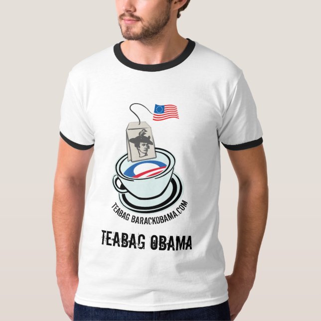 TEABAG OBAMA Tea-Shirt T-Shirt (Front)