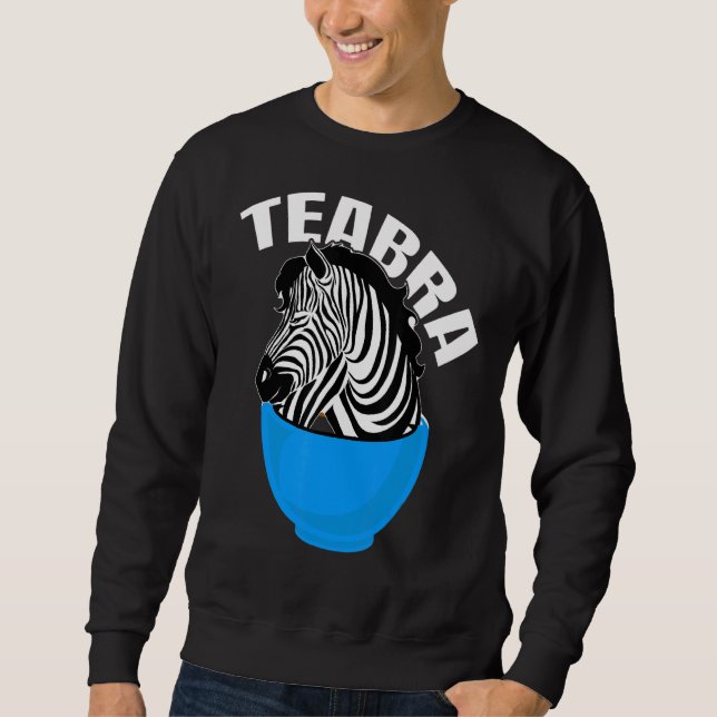 Teabra Tea Zebra Sweatshirt (Front)