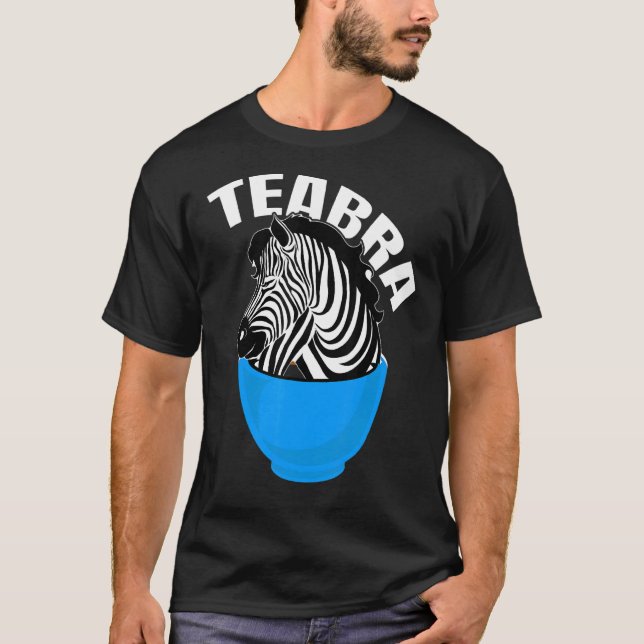 Teabra Tea Zebra T-Shirt (Front)