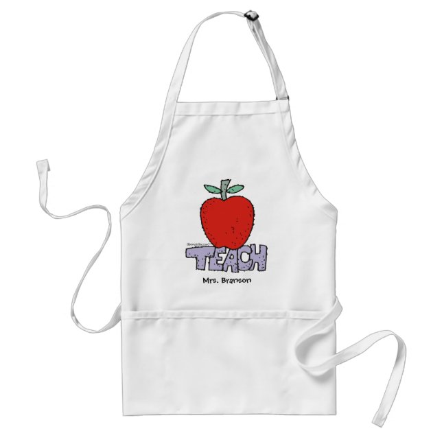 Teach. Adult Apron (Front)
