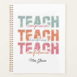 Teach Compassion Kindness ,Personalized teacher Planner
