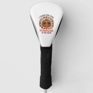 Teach Cute Pumpkins Patch Halloween Sunglasses_1 Golf Head Cover