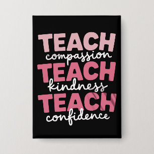 Teach Cute Teacher Life Education Inspirational  Button